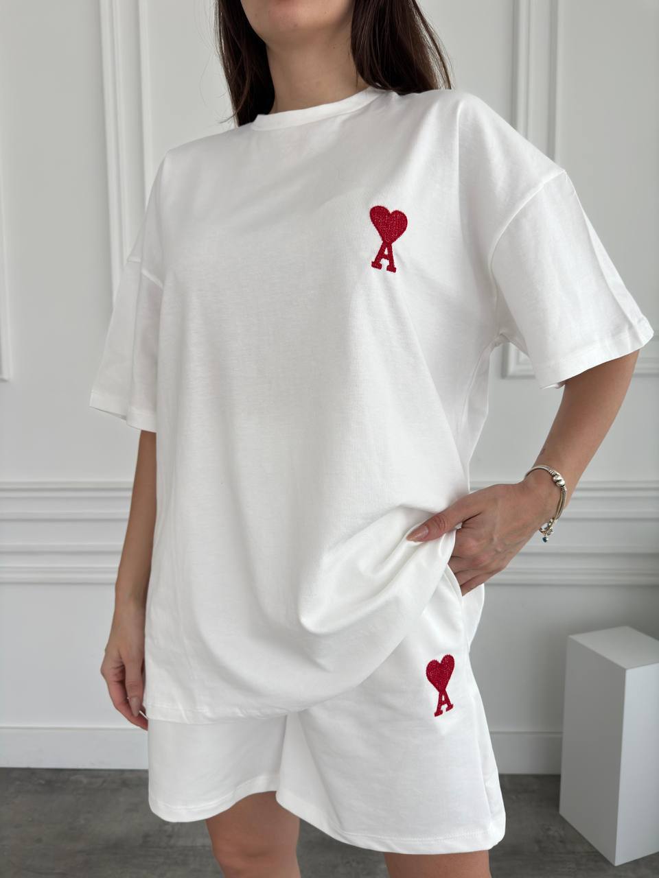 Костюм жіночий трикотажний - футболка та шорти