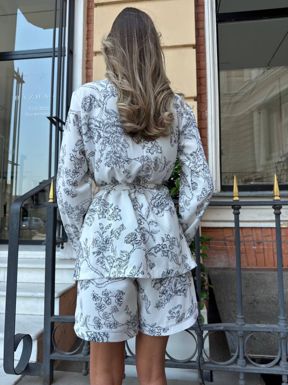 Костюм жіночий кімоно шовковий - Зображення 6