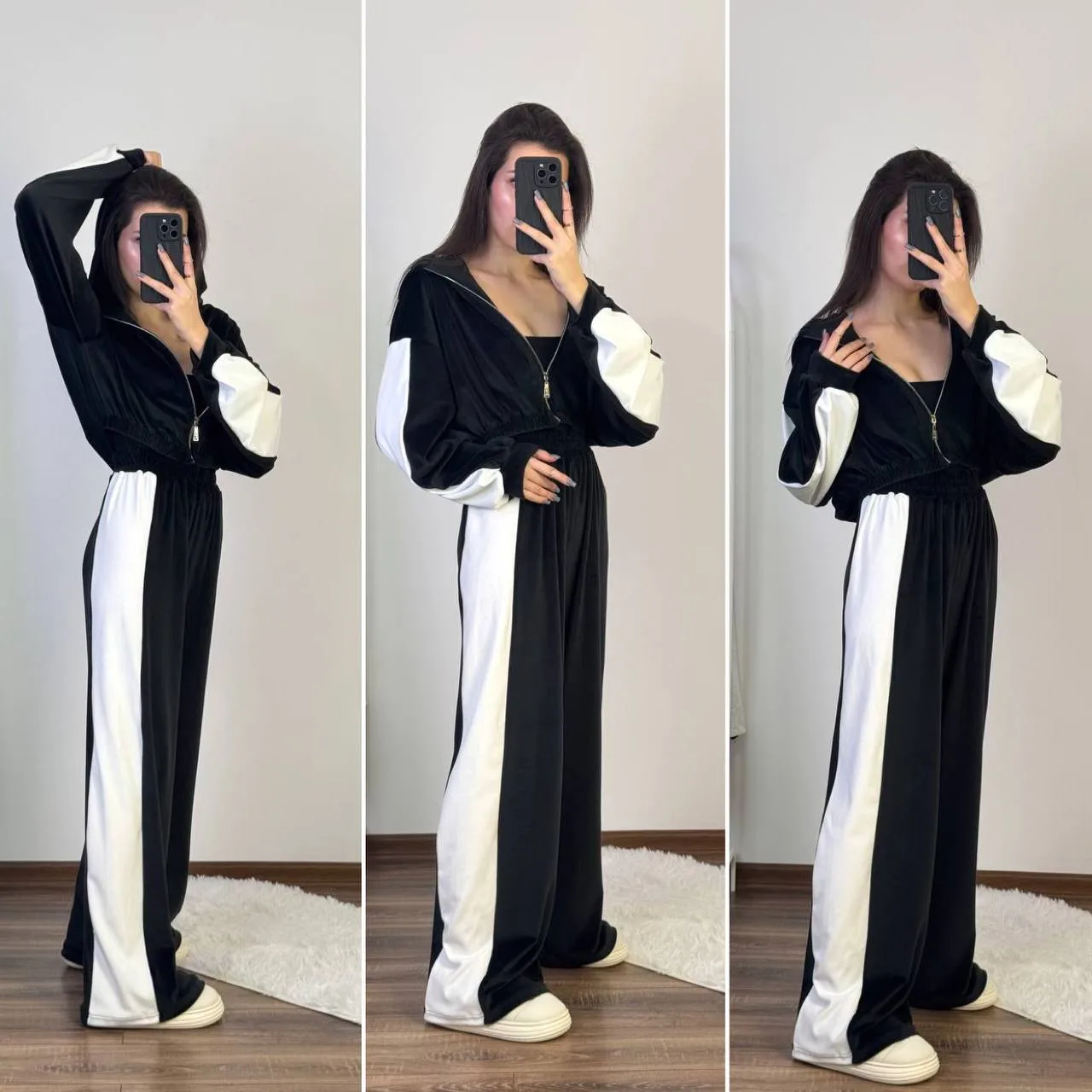 Жіночий велюровий костюм