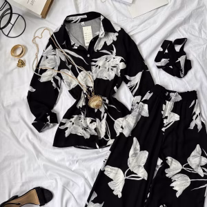 Люксовий костюмчик двійка з принтом